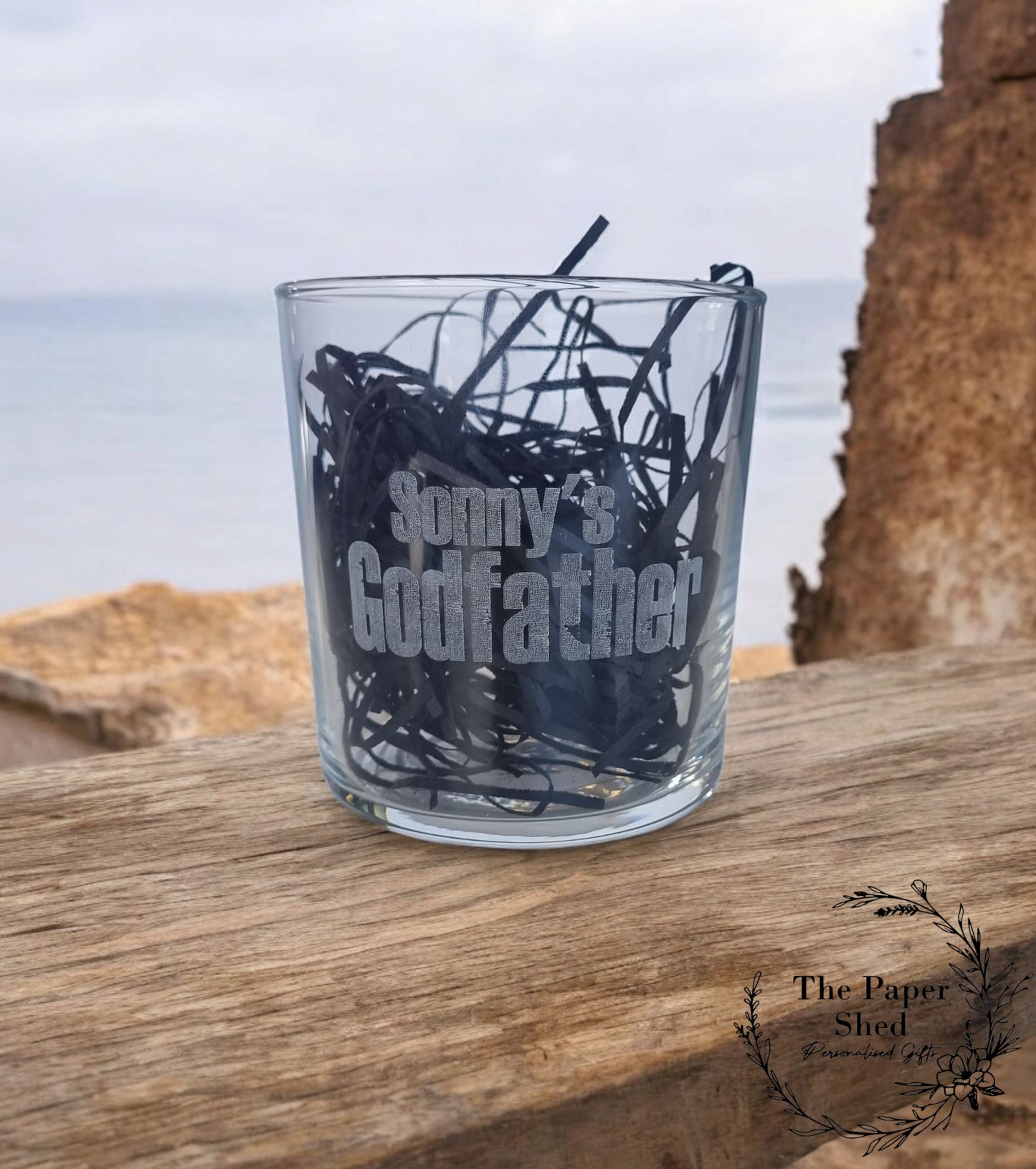 Godfather - Gift Set - God Father Hamper-Present-Christening-Baptism-Mug-Frame-glass