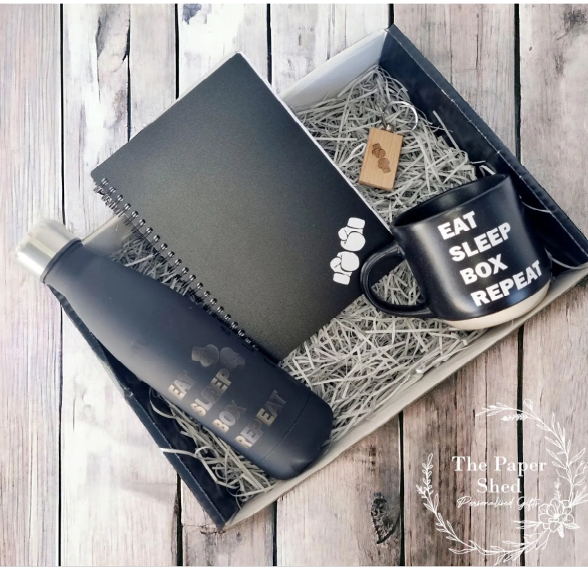 Birthday Sports gift Hamper Hobbies Boxing Horse Riding Cycling Motorbike, friend, dad, mum, work colleague