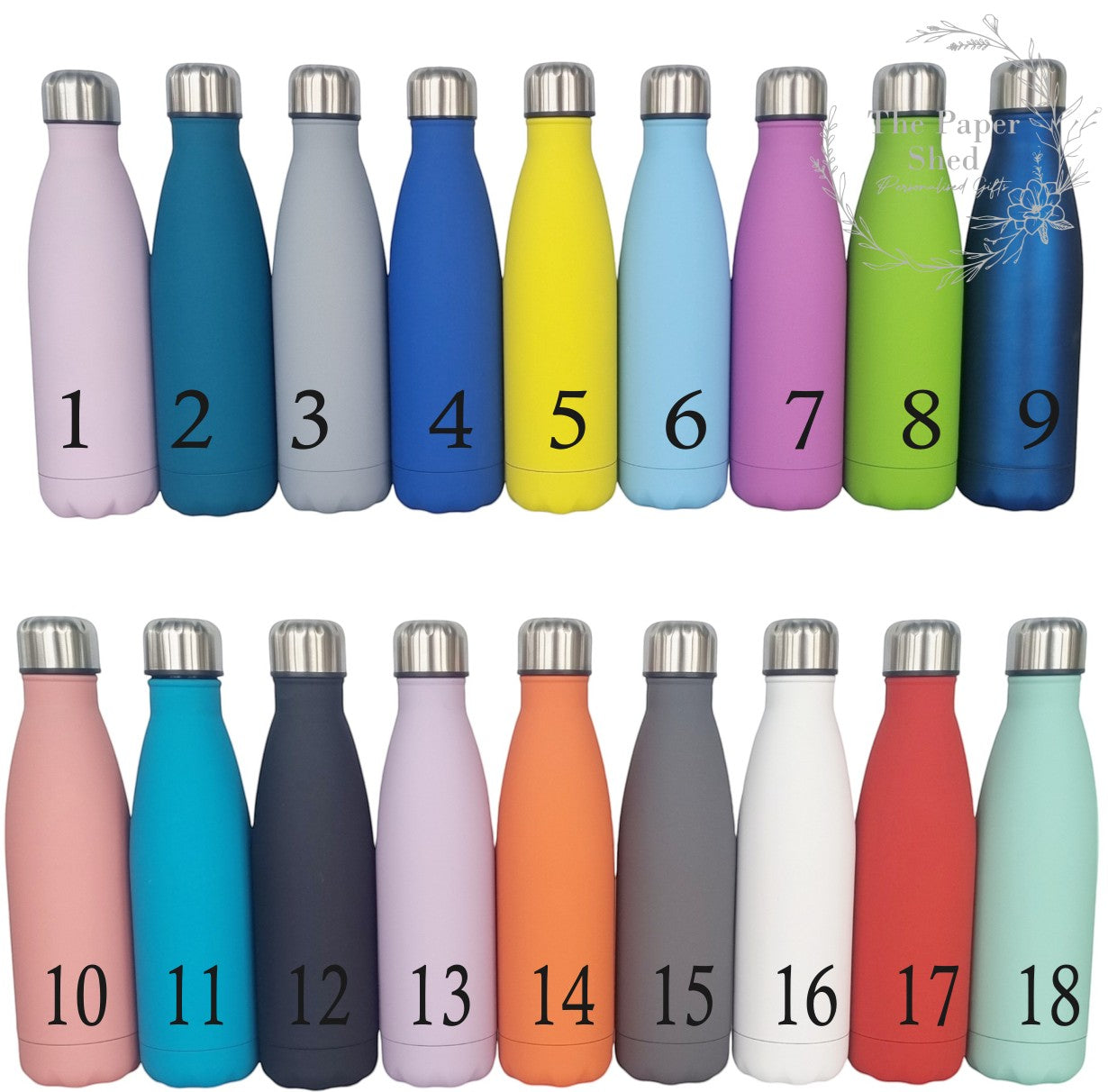 Personalised Name Profession Thermal Water Bottle Customised V1 Doctor, Vet, Teacher, Fire Fighter, Nurse