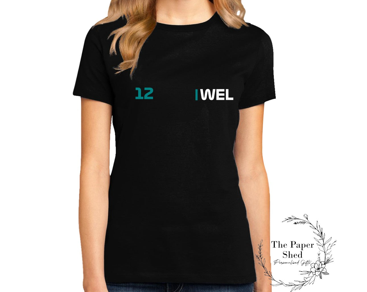 Formula 1 Custom Number & Initials Top T-Shirt