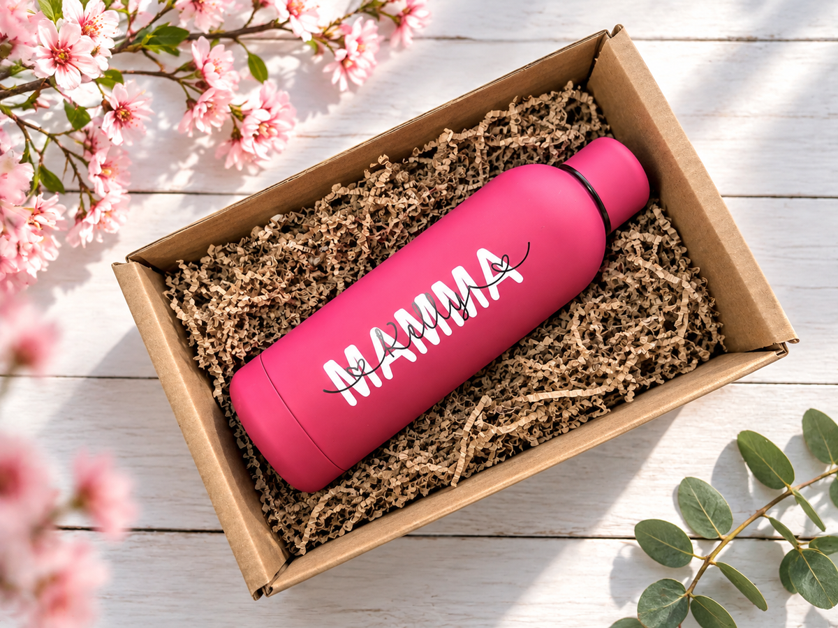 Personalised Mum name thermal water bottle 500ml thermos flask