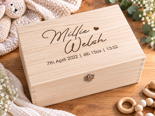 Baby Memory Keepsake Box