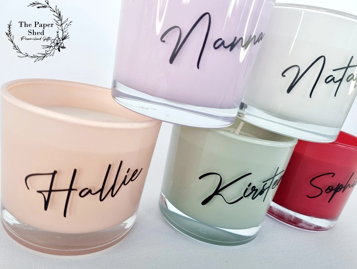 Personalised Name Candle Bridesmaid Gift
