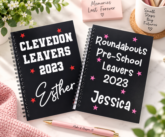 School & Nursery Leavers Class Of Memory Book Notes