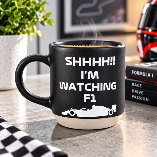 F1 Themed Watching Formula One Mug