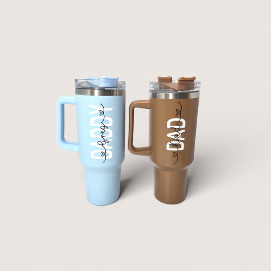 Father's Day Dad Daddy Customised 40oz Tumbler Mug Cup Gift