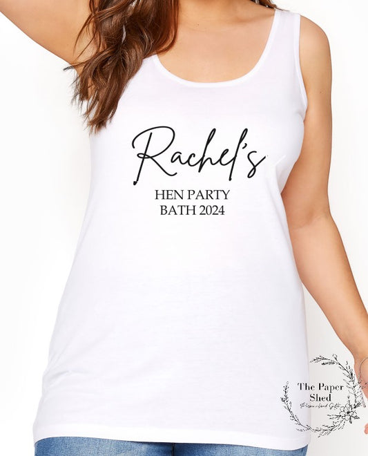 Hen Party Bridal Tops T-Shirt Vests