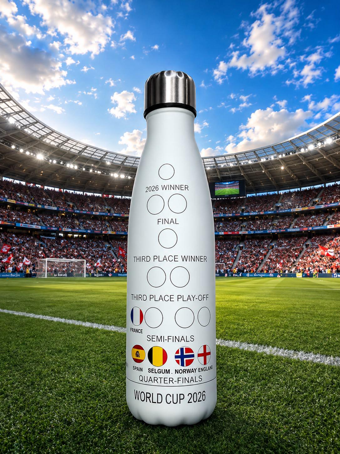 World Cup 2026 Interactive Thermal Water Bottle