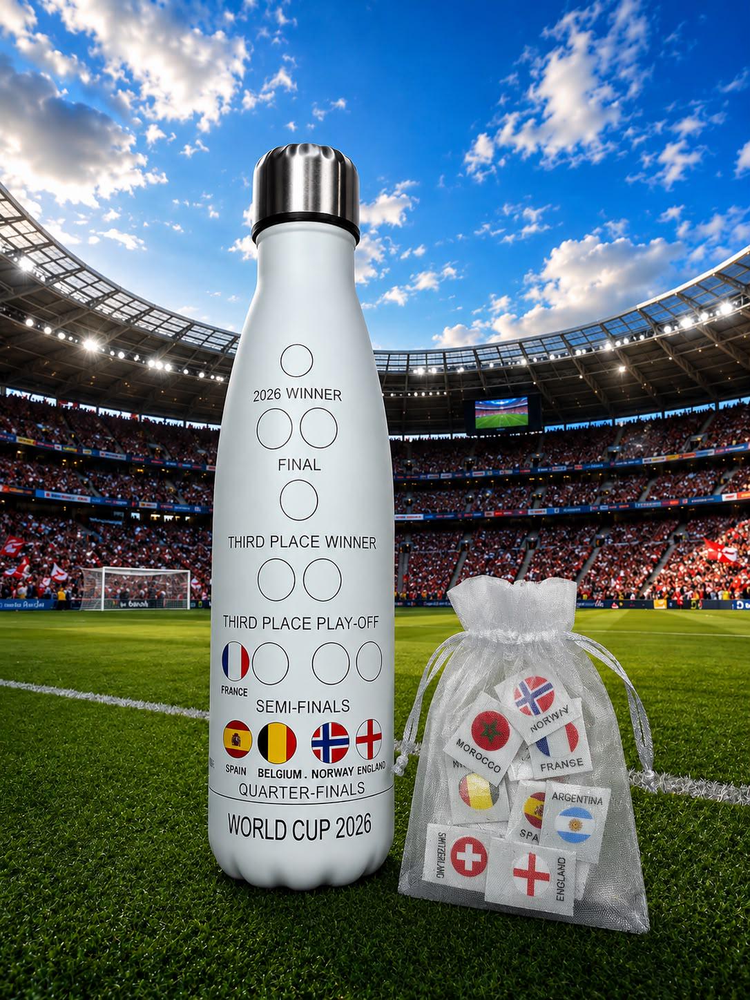 World Cup 2026 Interactive Thermal Water Bottle