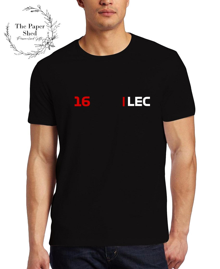 Formula 1 Custom Number & Initials Top T-Shirt