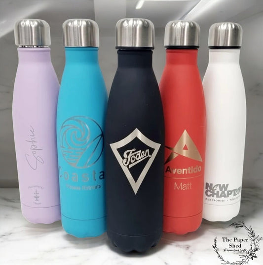 Personalised Logo Thermal Water Thermos Flask Engraved