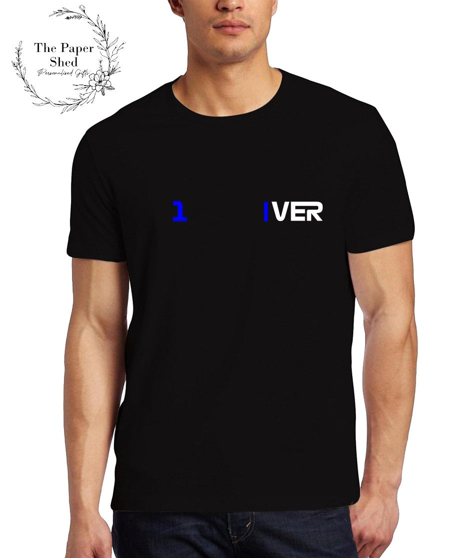 Formula 1 Custom Number & Initials Top T-Shirt